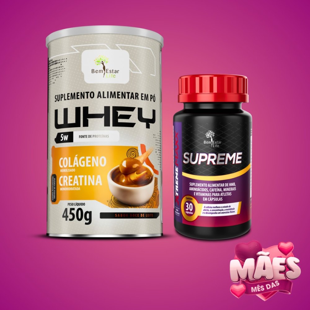 WHEY SOBOR DOCE DE LEITE BRINDE PRE TREINO XTREME 30 CAP