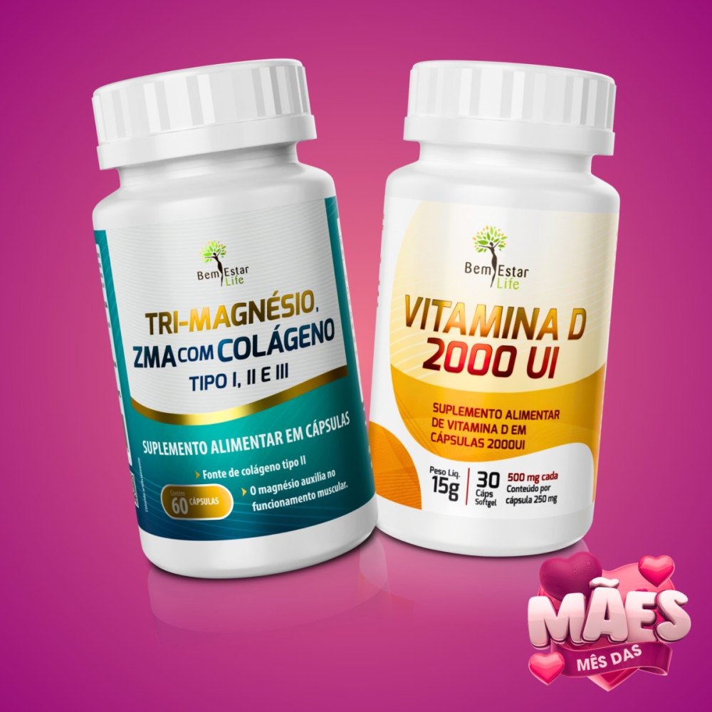 TRI MAGNÉSIO BRINDE VITAMINA D