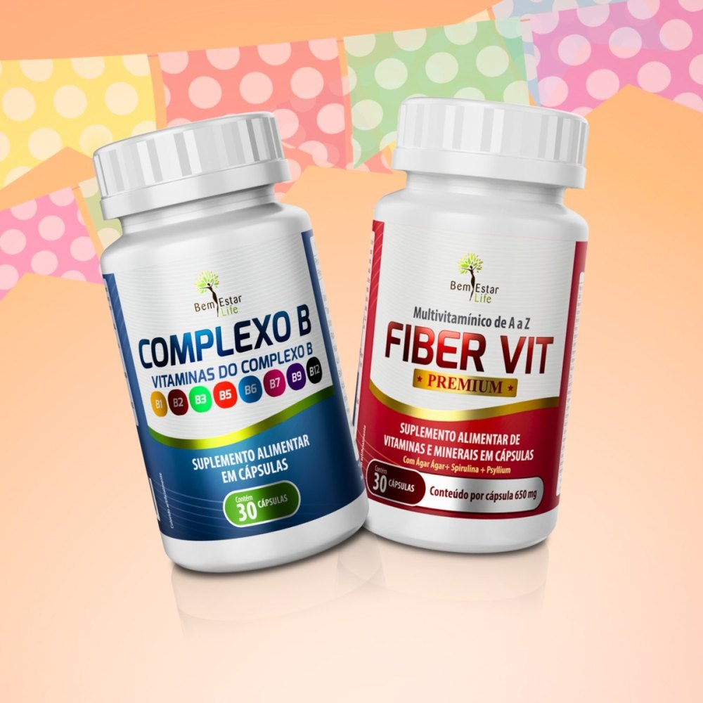 COMPLEXO B GANHA 50% FIBER VIT 