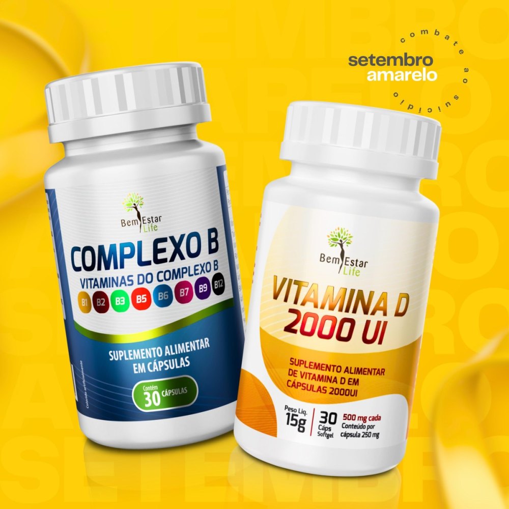 COMPLEXO B 50%VITAMINA D3 EM CAPSULAS 