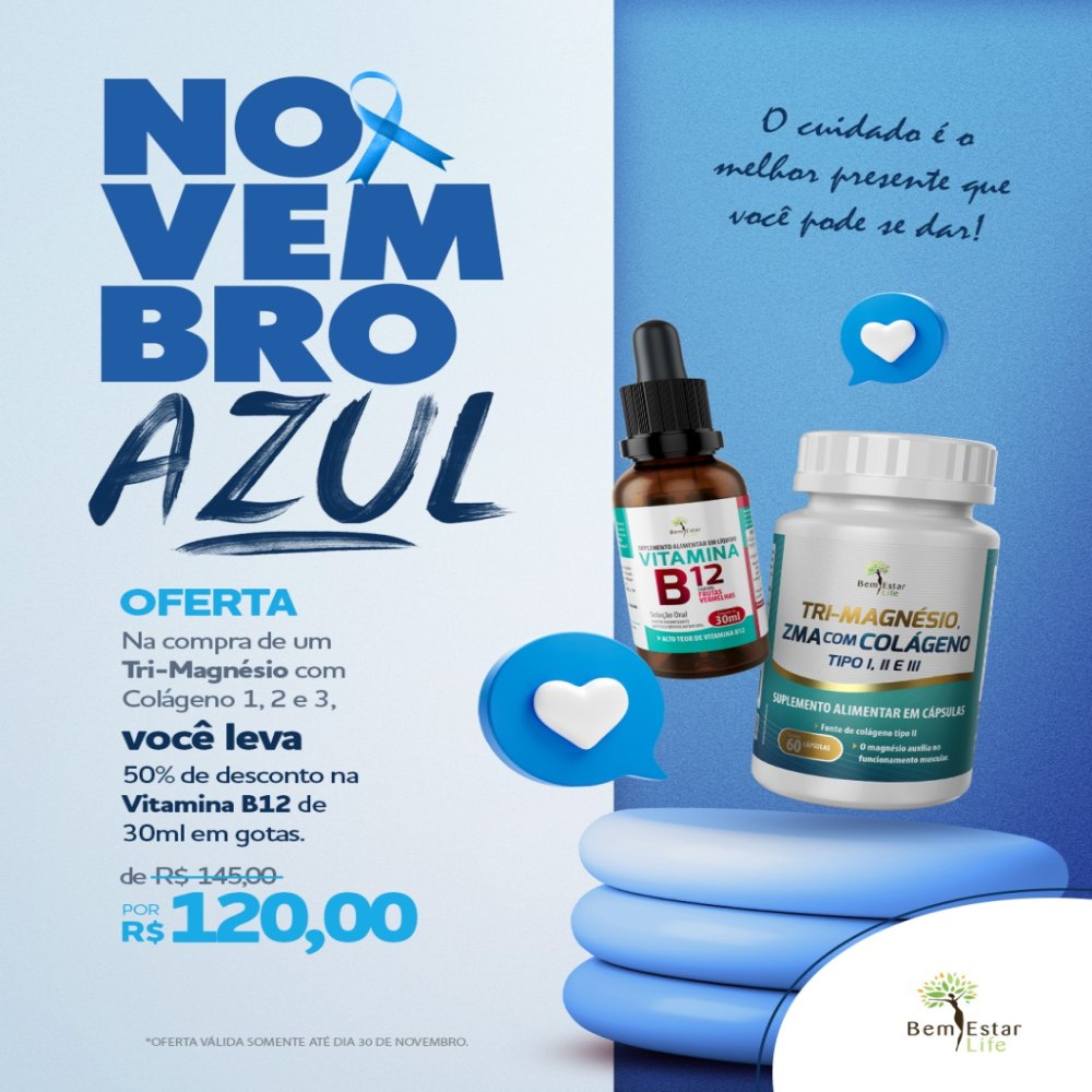 TRI MAGNÉSIO + 50% VITAMINA B12 GOTAS 