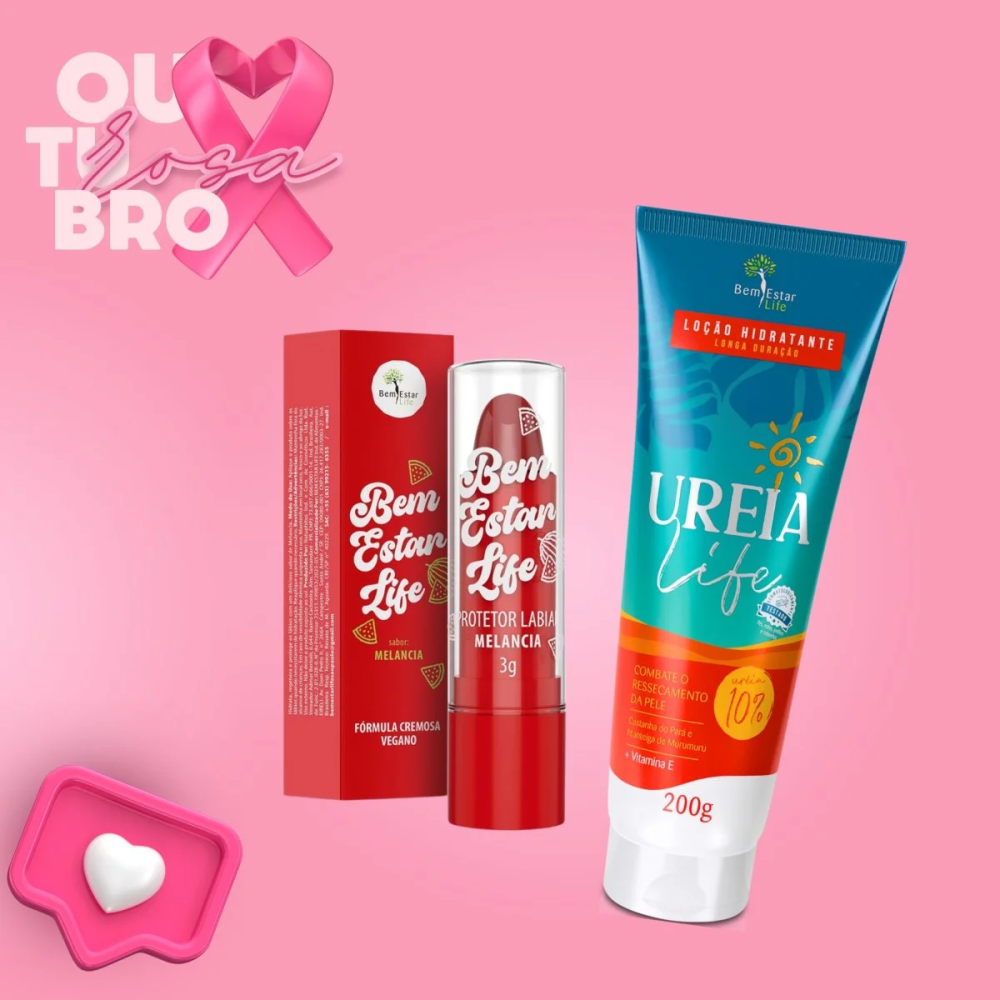 UREIA LIFE PRESENTE PROTETOR LABIAL SABOR MELANCIA