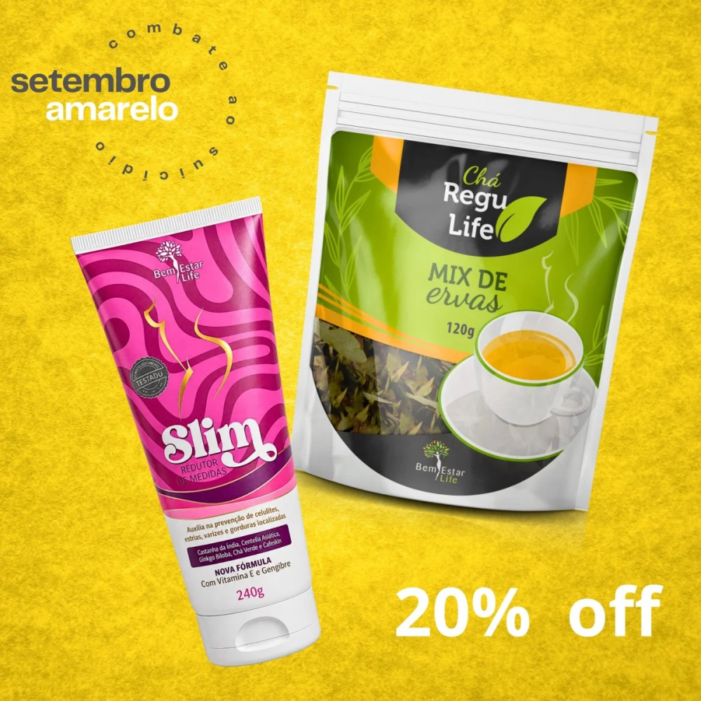 GEL SLIM REDUTOR +CHA REGU PACOTE