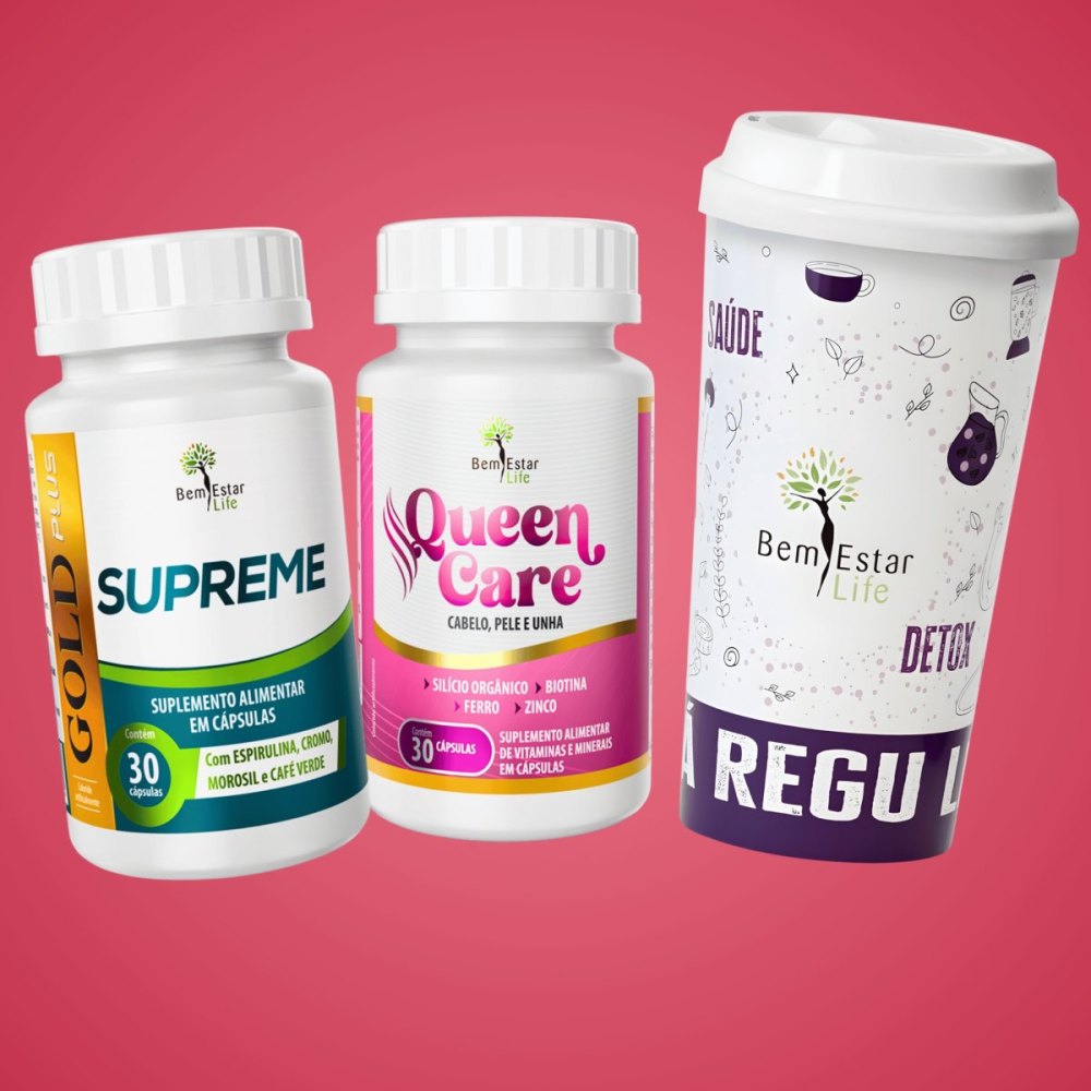 QUEEN CARE BRINDE GOLD PLUS + COPO 