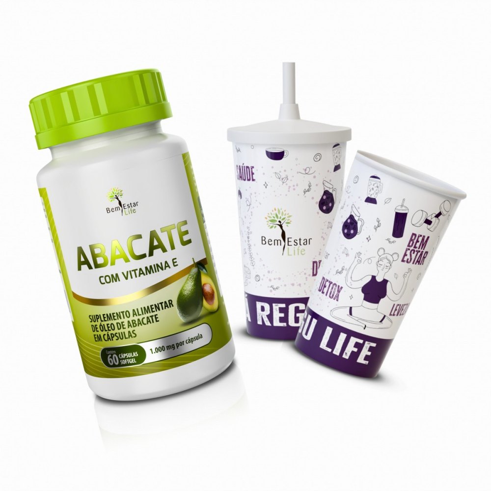 ABACATE 60 BRINDE COPO ROXO ( SUPREME)