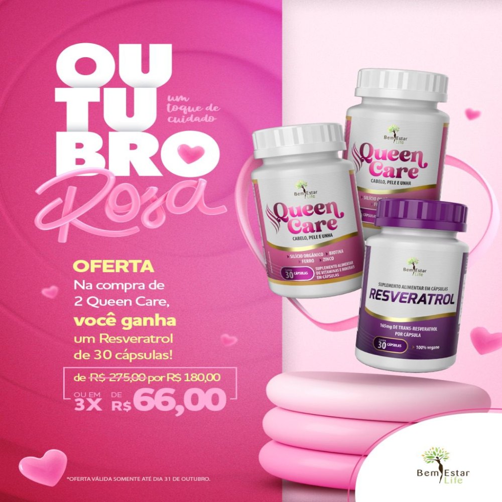 2 QUEEN CARE BRINDE RESVERATROL 