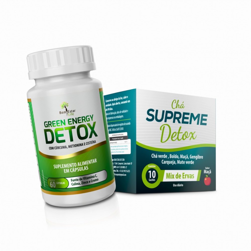 GREEN ENERGY BRINDE CHA DETOX 10 +( SUPREME)